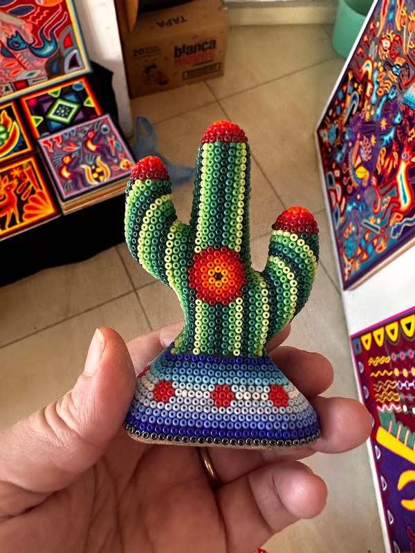 Chaquira Beaded Cactus