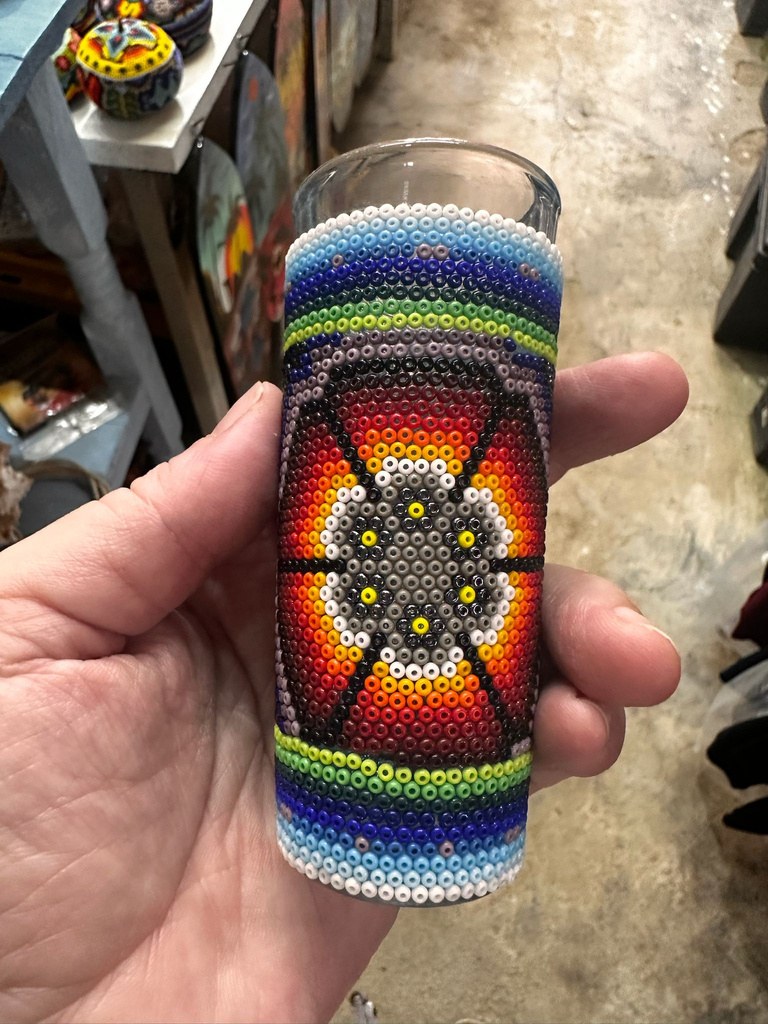 Chaquira Shot Glass