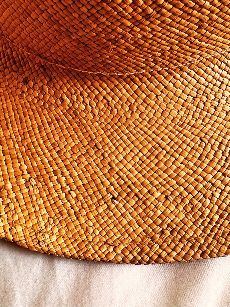 Woven palm texture